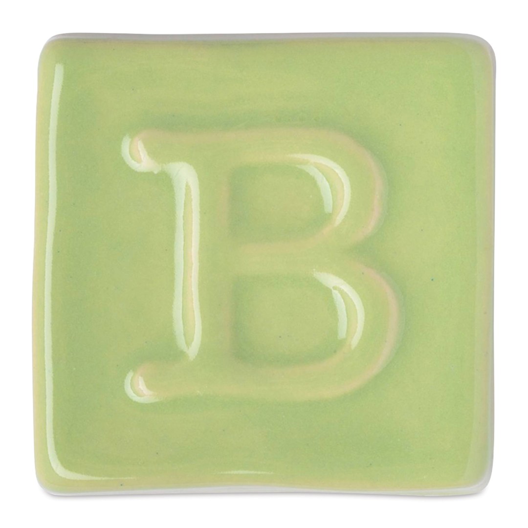 Open in modal - Botz Pro Glaze - Heliodor, 200 ml sample fired to 1050°C / 1922°F
