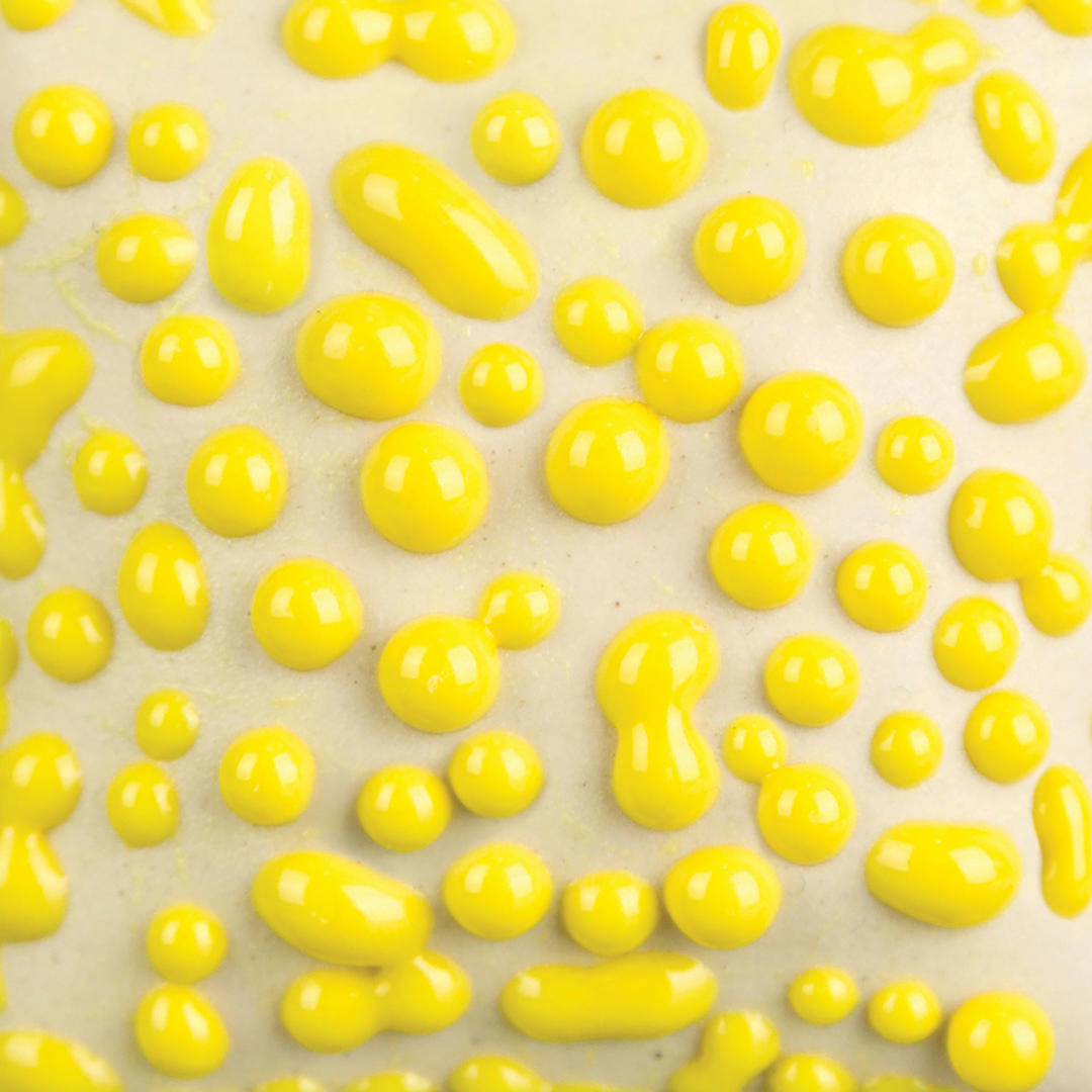 Open in modal - Ritual Glaze by Mayco Bead Glaze - Yellow fired to cone 6 oxidation