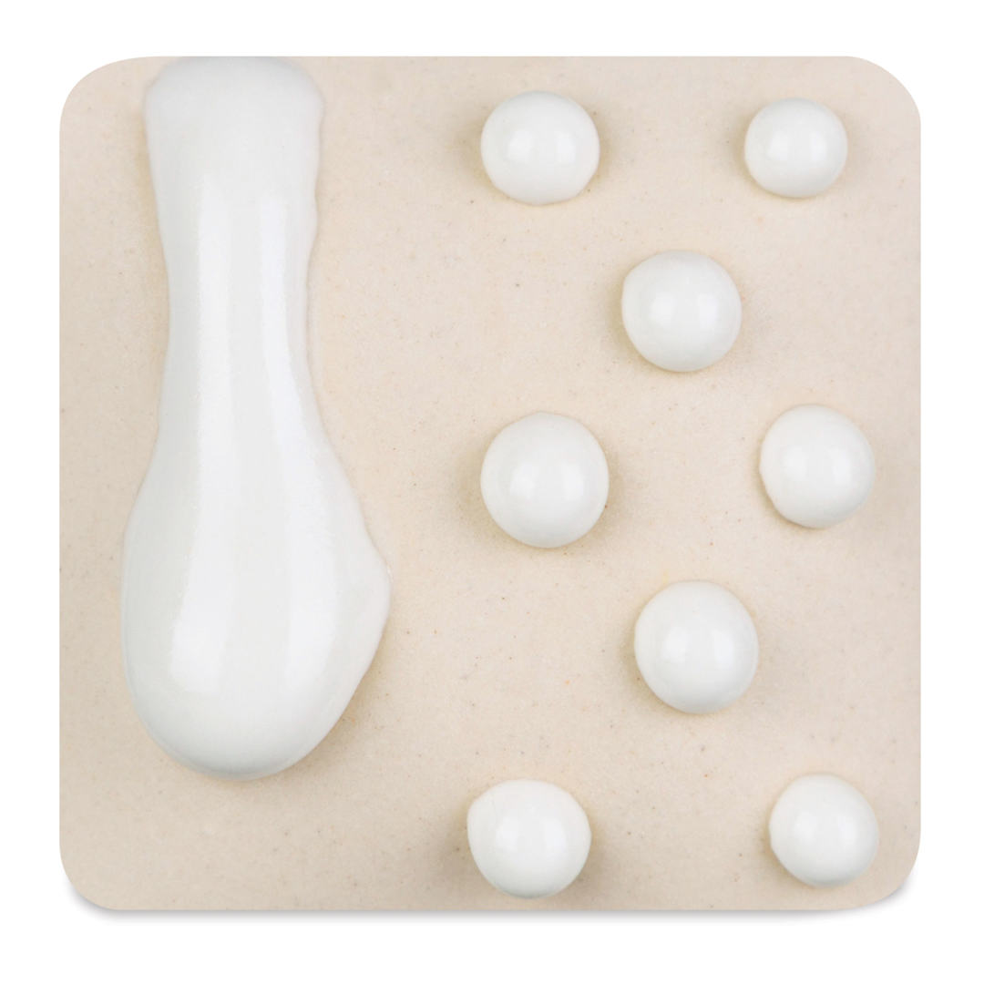 Open in modal - Ritual Glaze By Mayco Melt Gloop Glaze - White fired at cone 6 oxidation