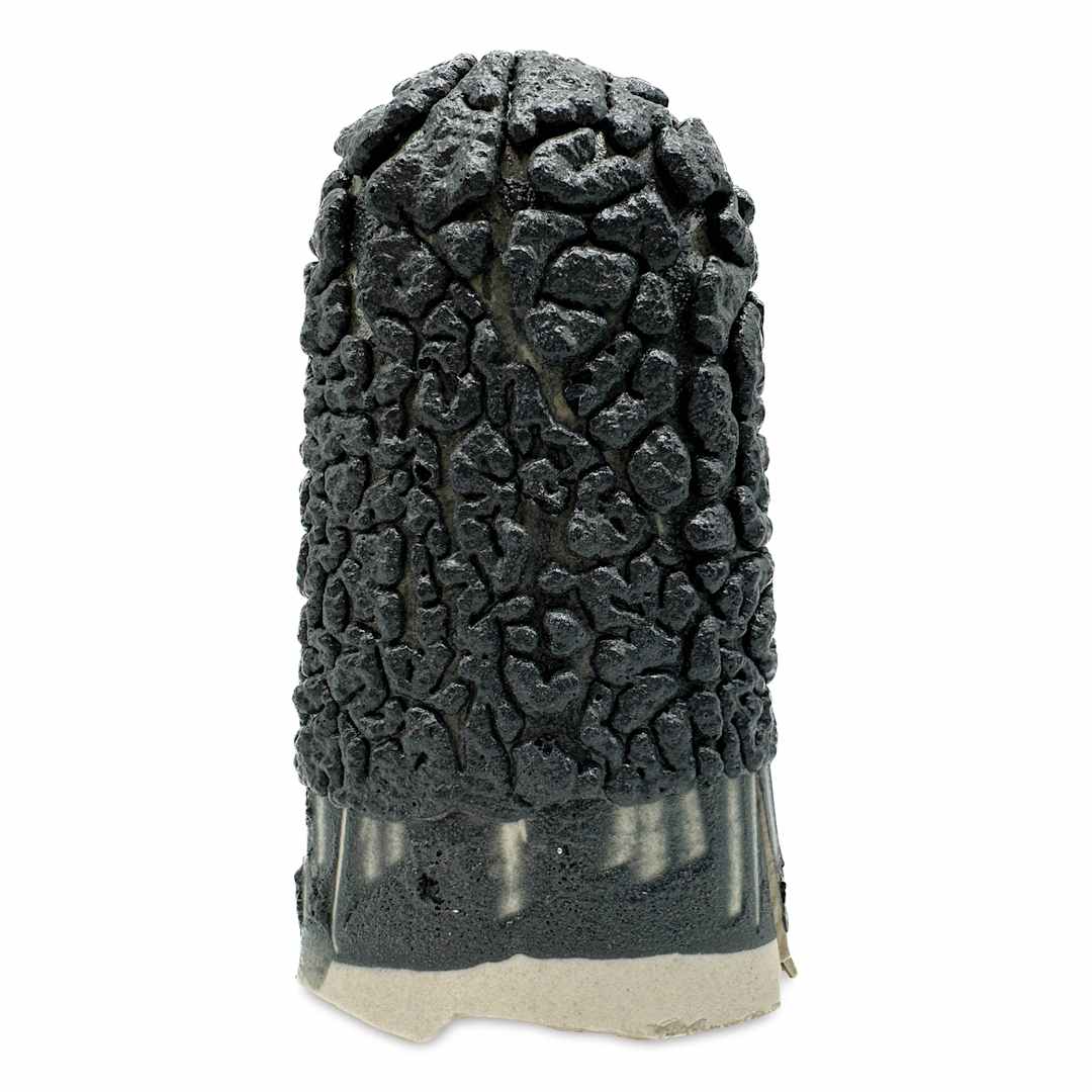 Open in modal - Ritual Glaze Moon Rocks Glaze - Black - finished example