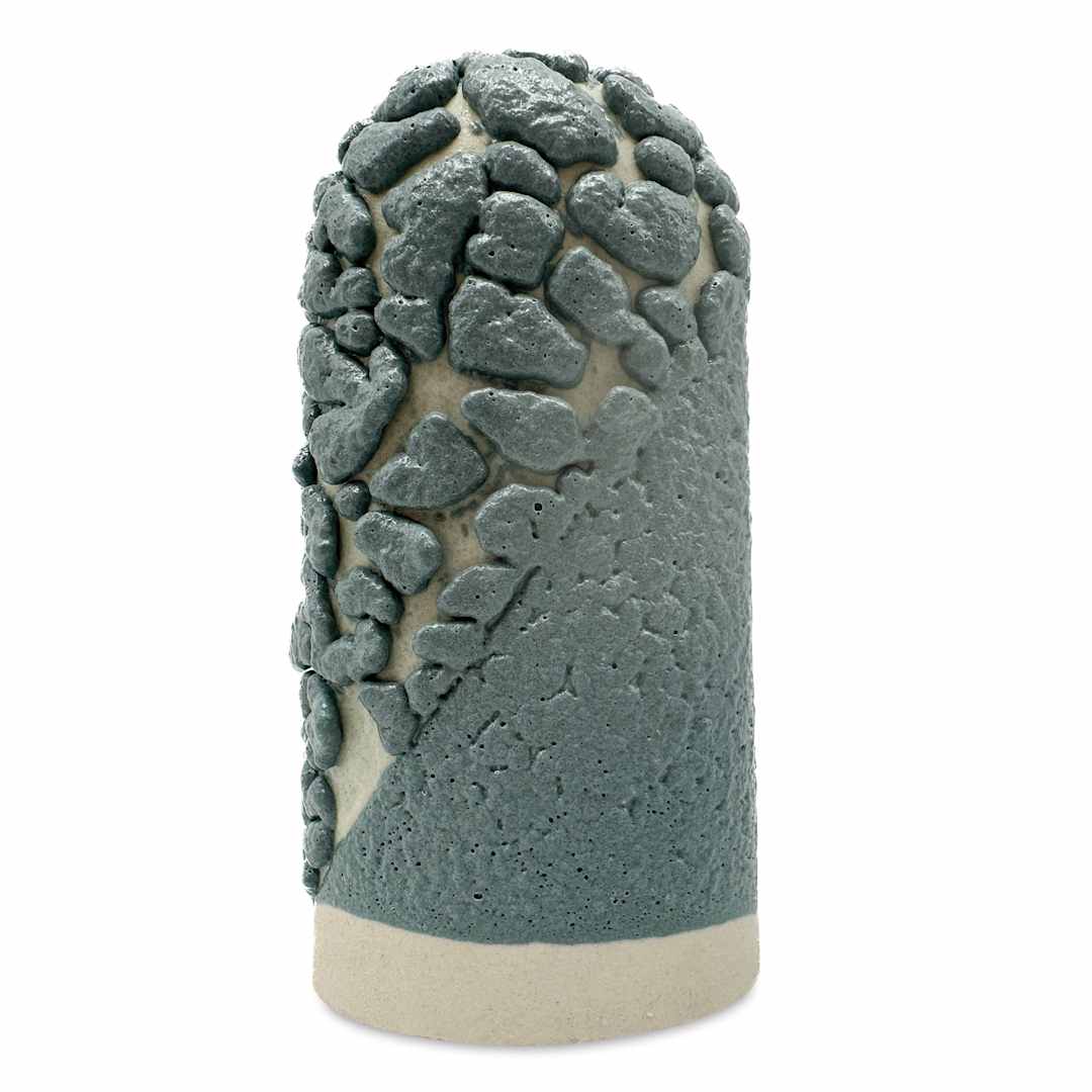 Open in modal - Ritual Glaze Moon Rocks Glaze - Charcoal - finished example