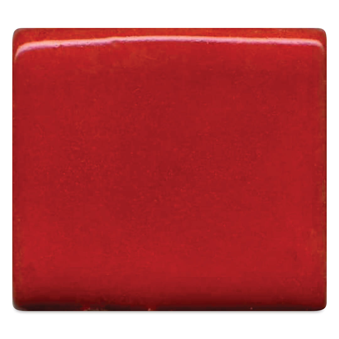 Open in modal - Coyote High Fire Underglaze - Really Red - fired to mid-range