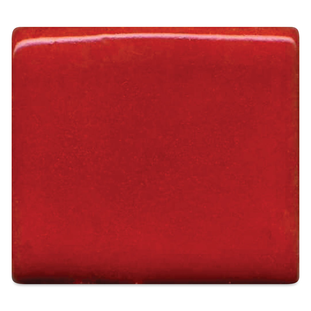 Open in modal - Coyote High Fire Underglaze - Really Red - fired to mid-range