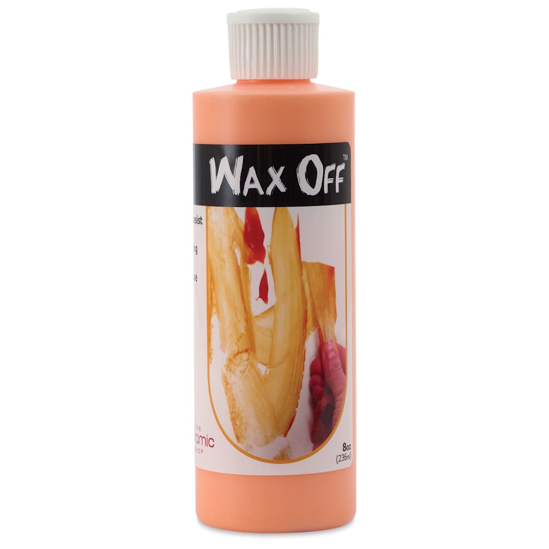 Open in modal - The Ceramic Shop Wax Off Removable Wax Resist - 8 oz - front