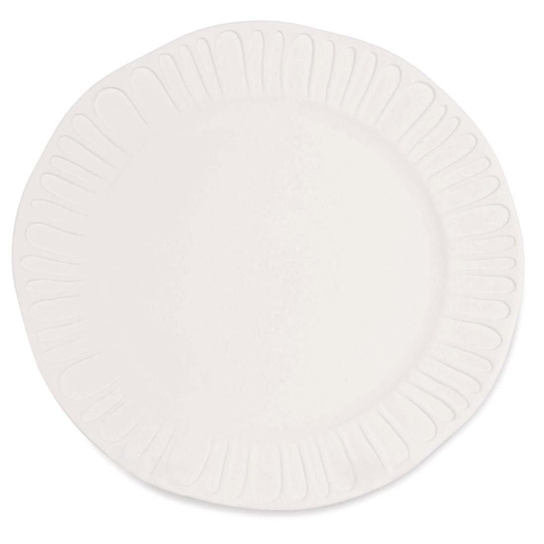 Open in modal - Mayco Stoneware Bisque Plates - Fluted Dinner Plate