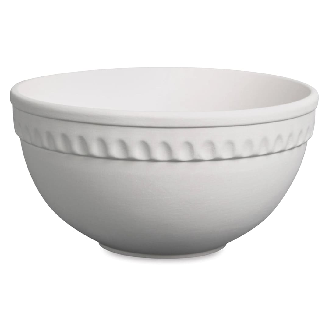 Open in modal - Mayco Stoneware Bisque Vintage Mixing Bowls - Medium Vintage Mixing Bowl