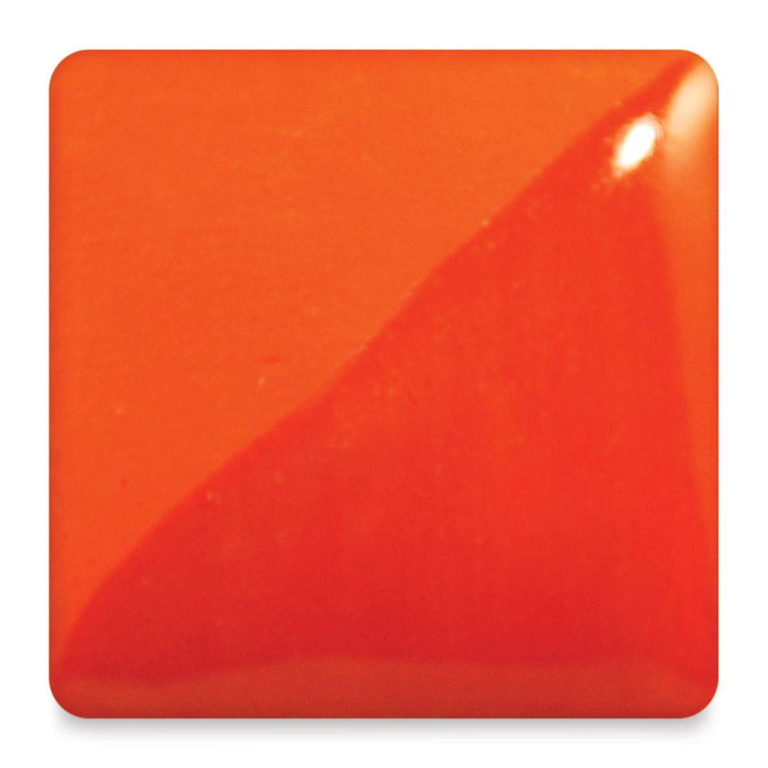 Open in modal - Spectrum 2200 Series Industrial Strength Ceramic Stain - Tangerine Orange fired to cone 05 oxidation