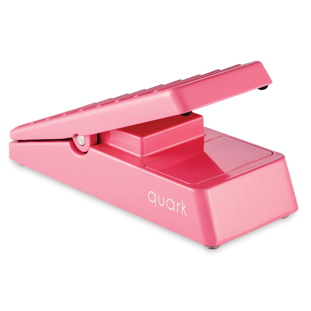 Open in modal - Quark Potter's Wheel Wireless Foot Pedal - Pink angled view