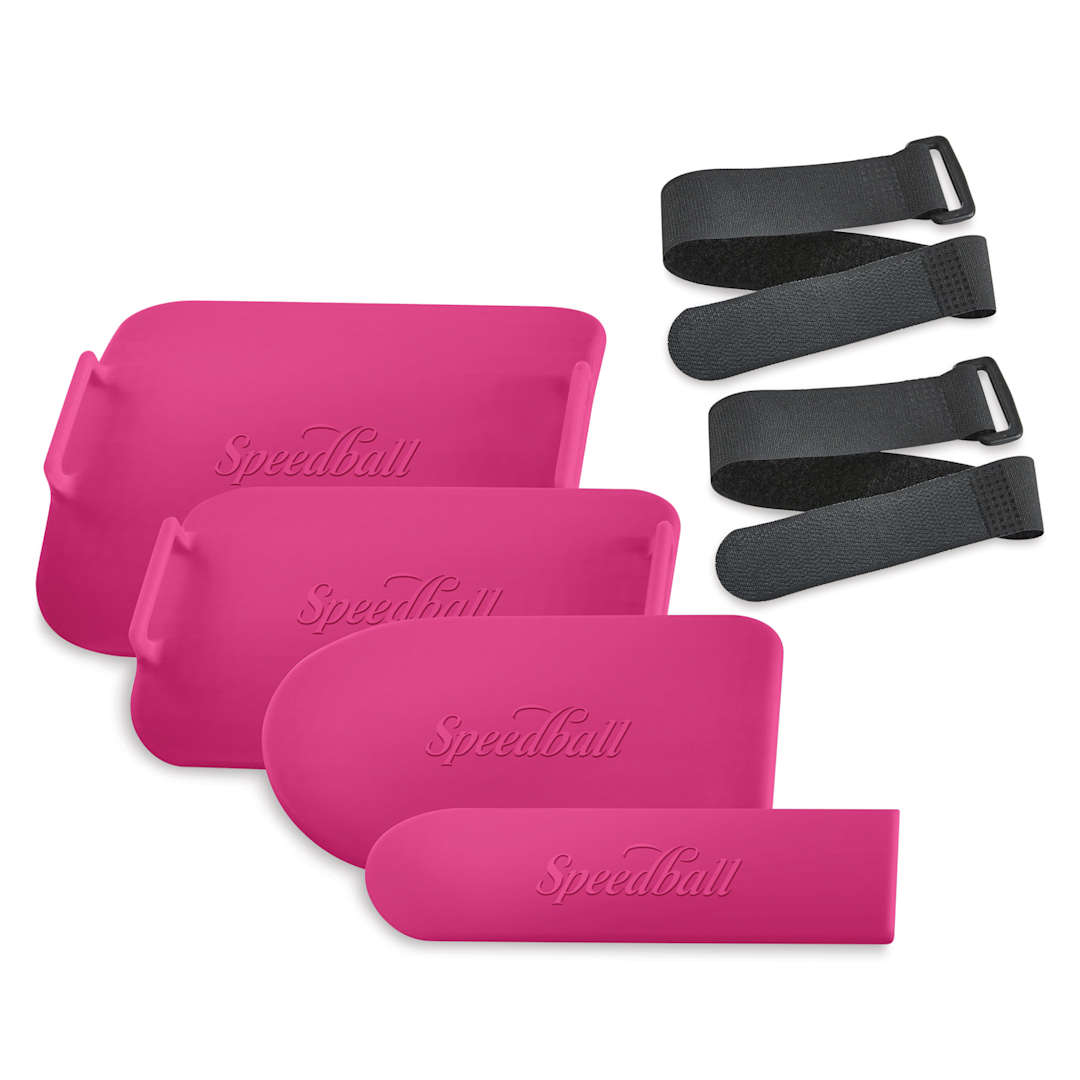 Open in modal - Speedball Boss Ribs Clay Centering Kit - Set of 6, Pink