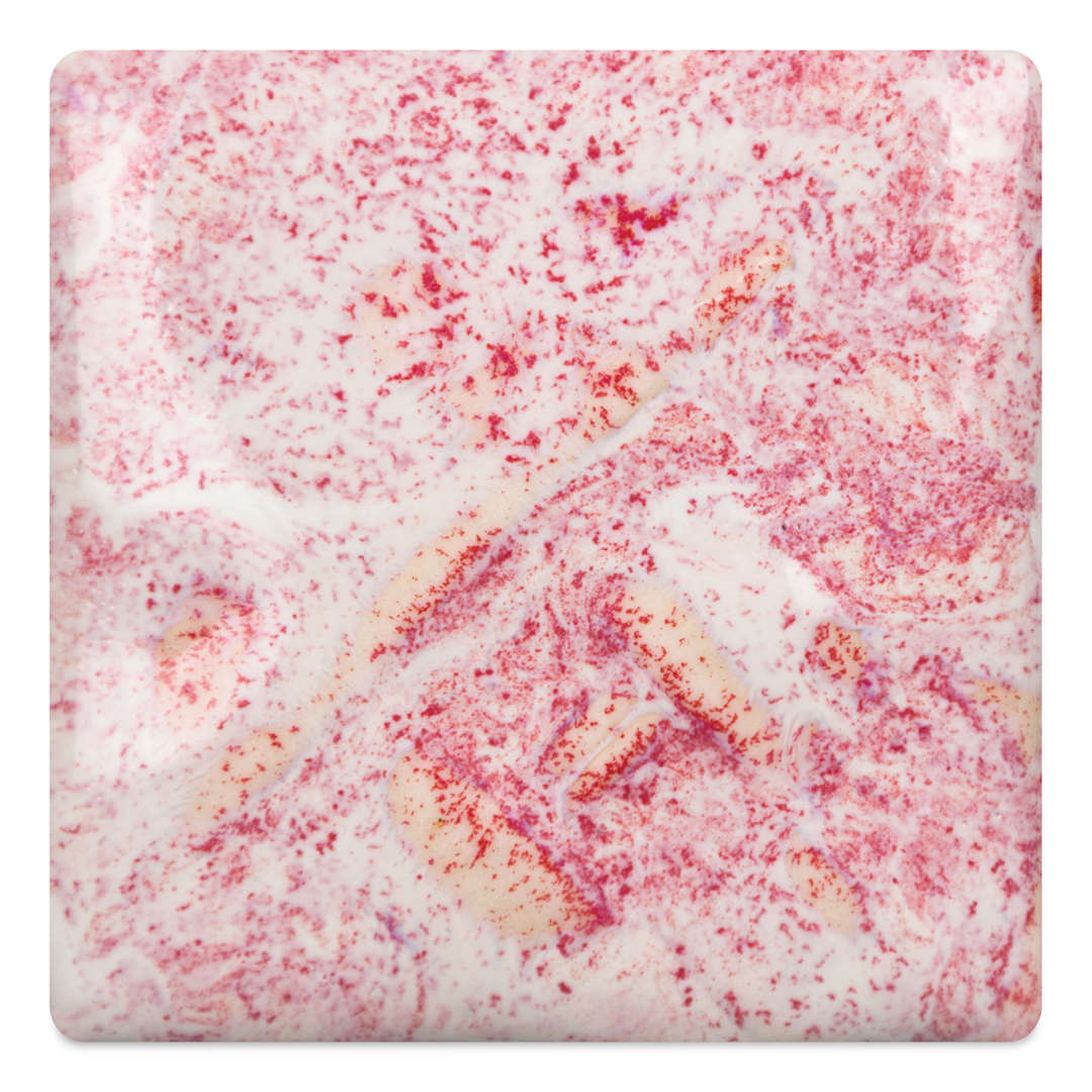 Open in modal - Mayco Stoneware Classic Glaze - Pink Pearl, Pint fired to cone 6 oxidation