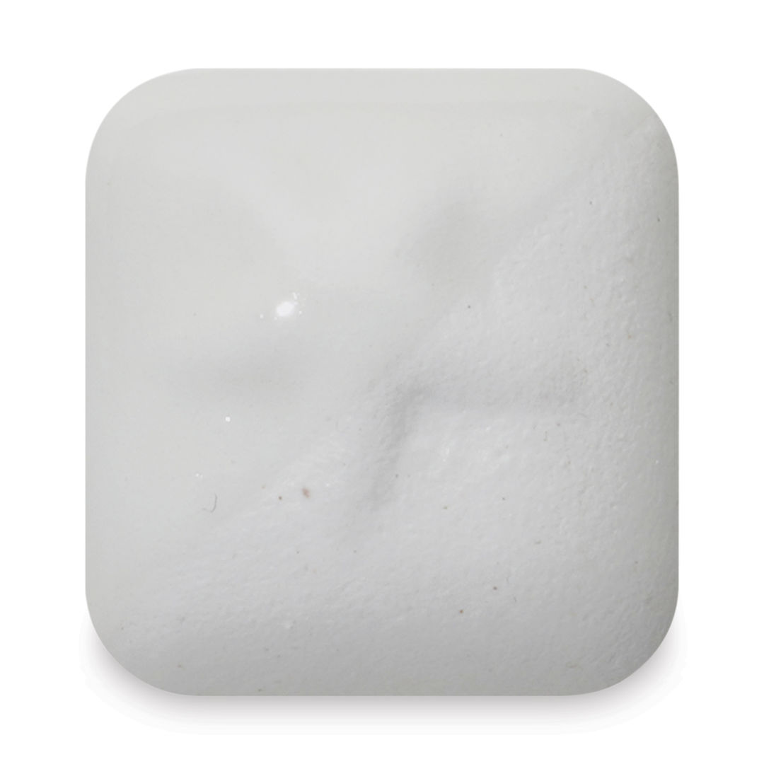 Open in modal - Laguna New Silky Underglaze - Arctic White, 4 oz fired to cone 6 oxidation