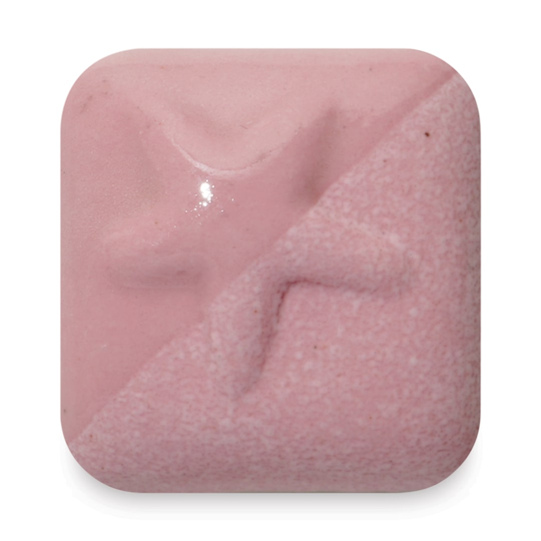 Open in modal - Laguna New Silky Underglaze - Flamingo, 4 oz fired to cone 6 oxidation