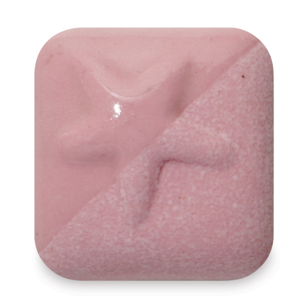 Open in modal - Laguna New Silky Underglaze - Flamingo, 16 oz fired to cone 6 oxidation