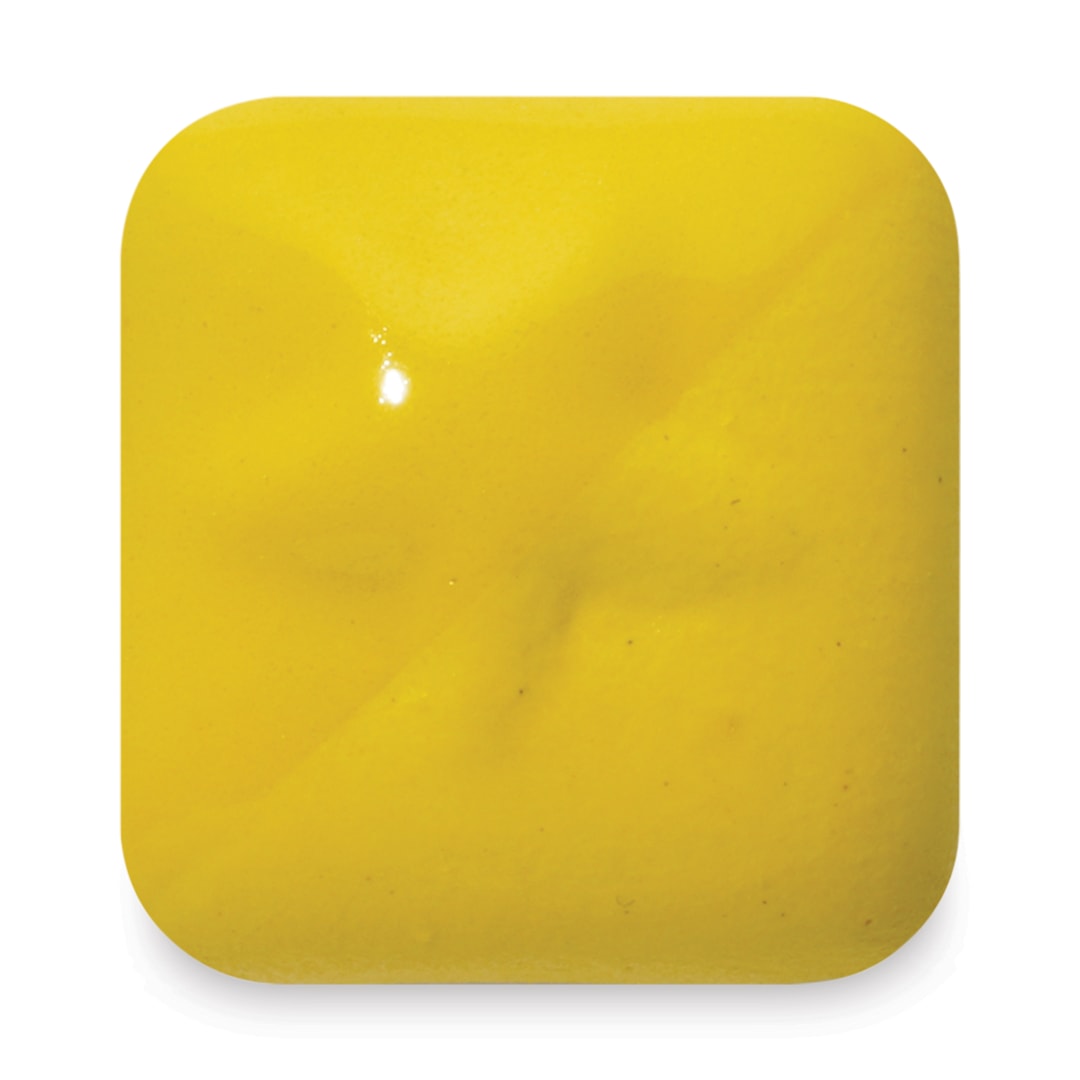 Open in modal - Laguna New Silky Underglaze - Sunshine, 16 oz fired to cone 6 oxidation