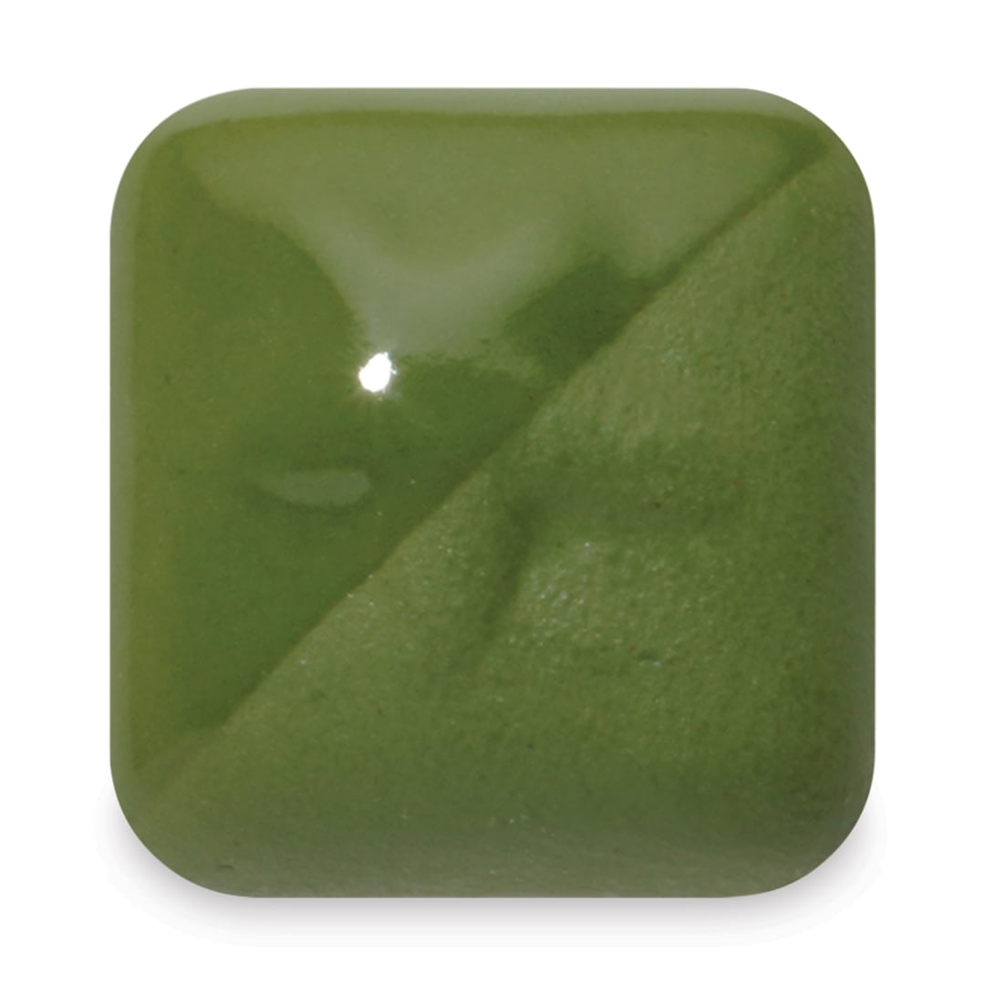 Open in modal - Laguna New Silky Underglaze - Clover, 16 oz fired to cone 6 oxidation