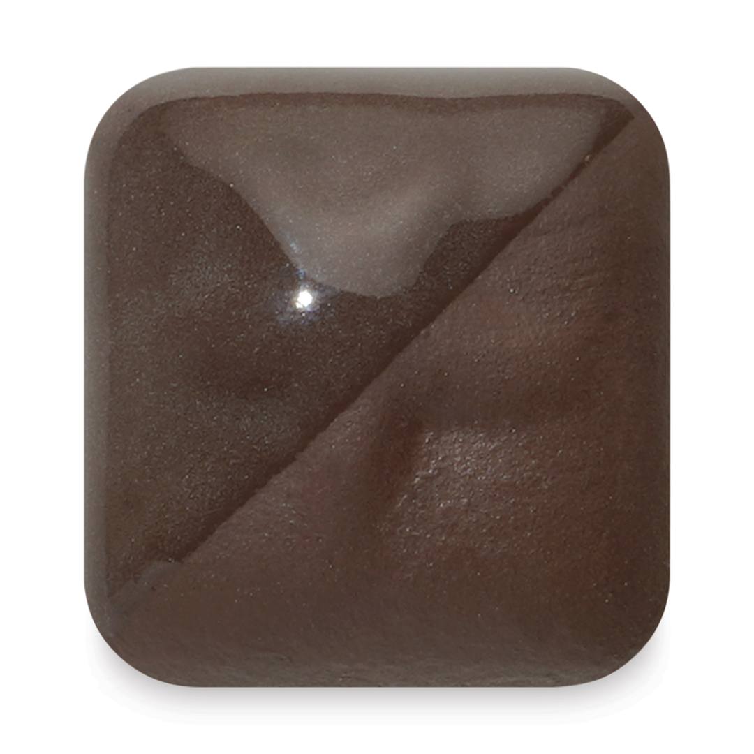 Open in modal - Laguna New Silky Underglaze - Dark Chocolate, 16 oz fired to cone 6 oxidation