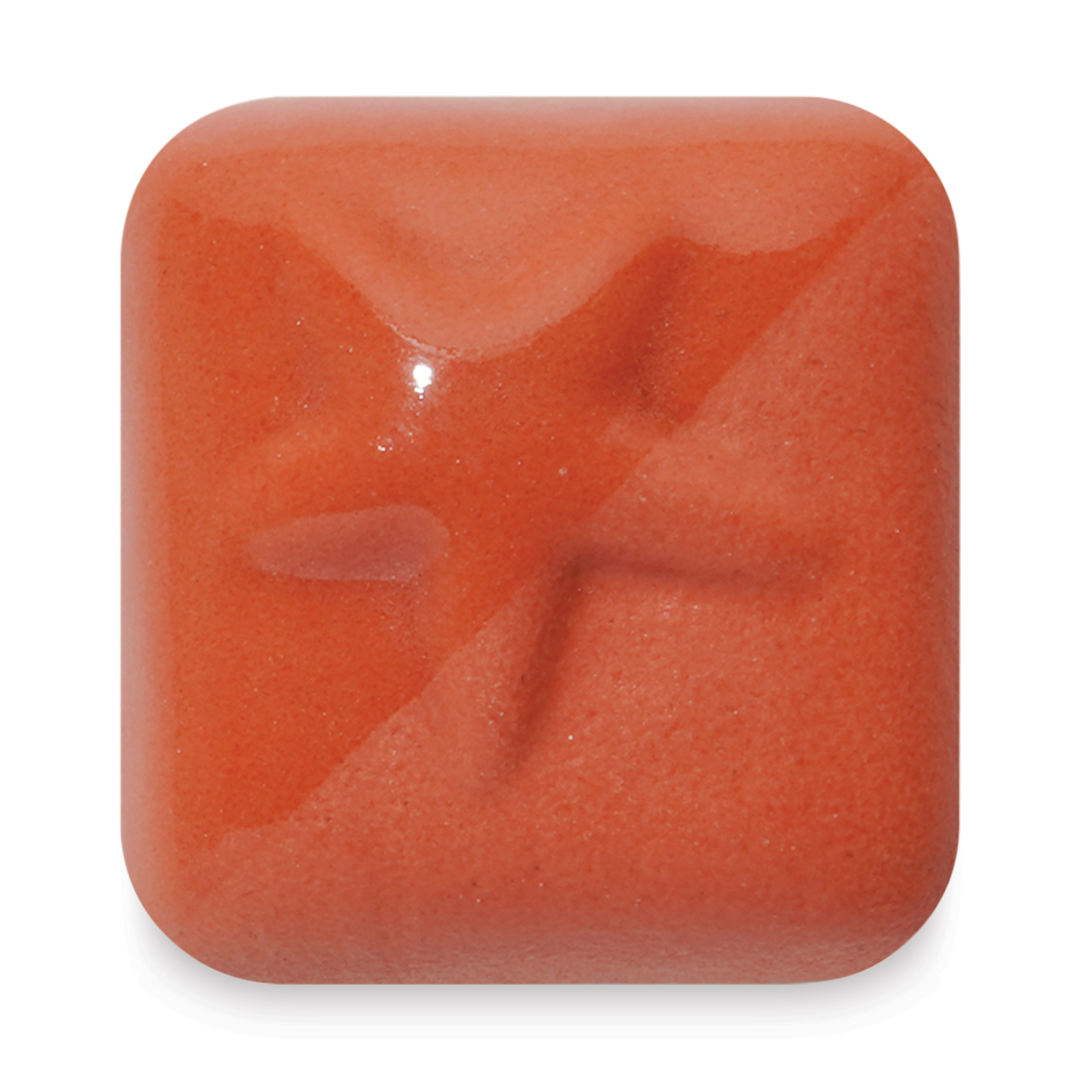 Open in modal - Laguna New Silky Underglaze - Sienna, 4 oz fired to cone 6 oxidation