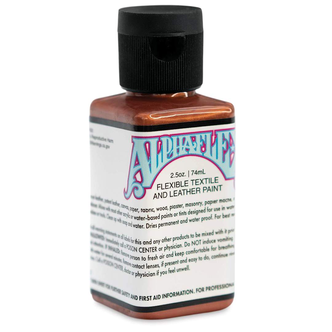 Open in modal - Alpha6 AlphaFlex Textile and Leather Paint - Metallic Crimson, 74 ml, Bottle