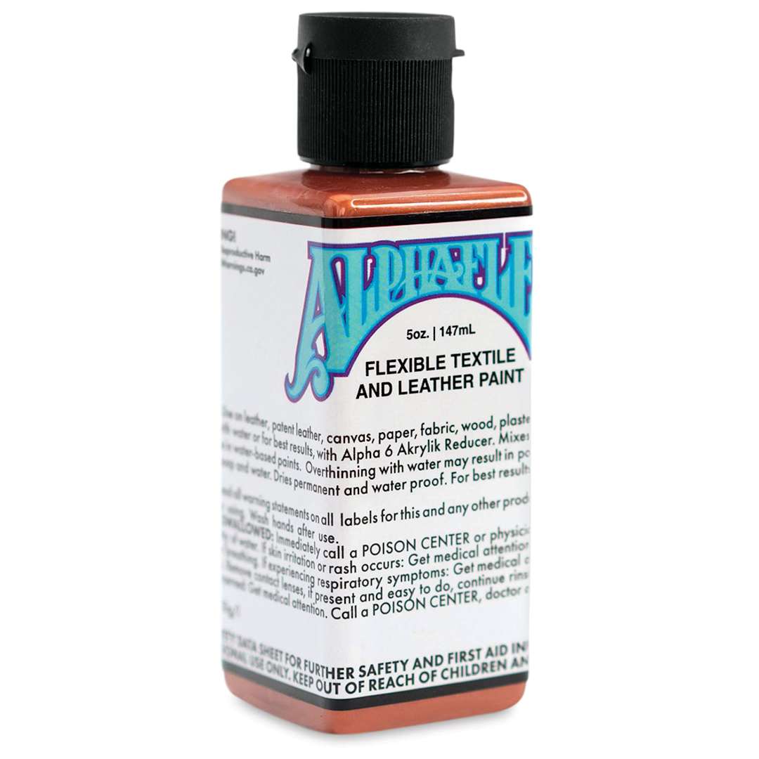 Open in modal - Alpha6 AlphaFlex Textile and Leather Paint - Metallic Crimson, 147 ml, Bottle