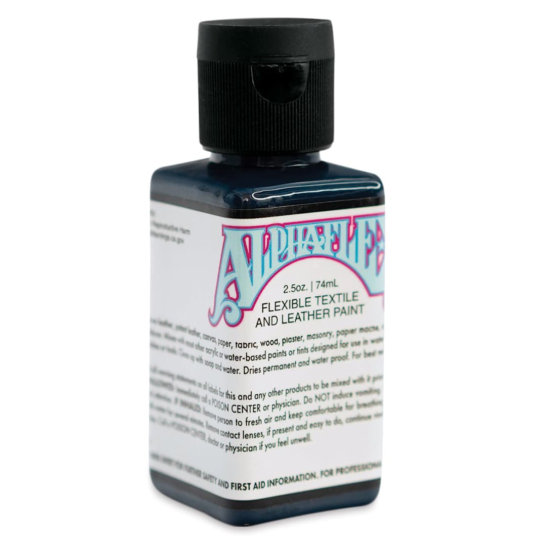 Open in modal - Alpha6 AlphaFlex Textile and Leather Paint - Dark Blue, 74 ml, Bottle