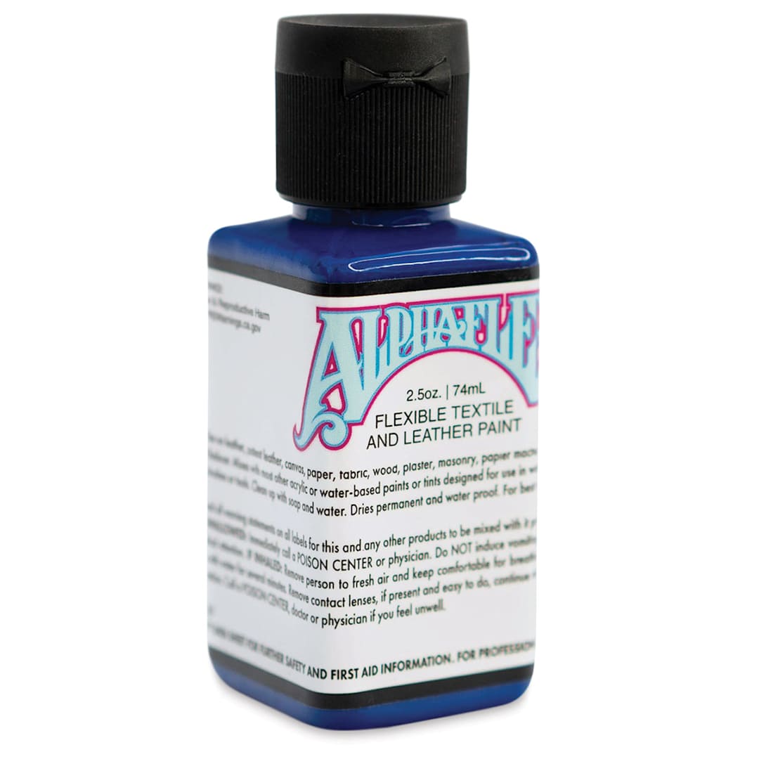 Open in modal - Alpha6 AlphaFlex Textile and Leather Paint - Ultramarine, 74 ml, Bottle