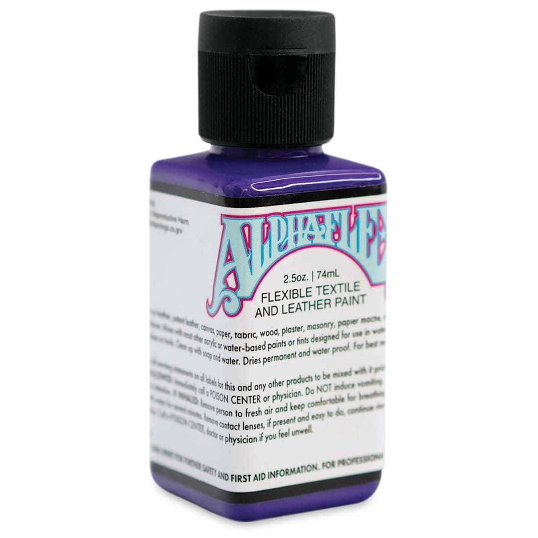 Open in modal - Alpha6 AlphaFlex Textile and Leather Paint - Alpha Purple, 74 ml, Bottle