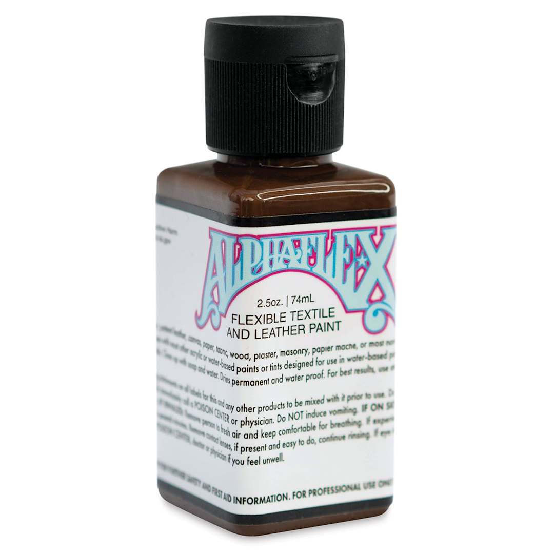 Open in modal - Alpha6 AlphaFlex Textile and Leather Paint - Medium Brown, 74 ml, Bottle