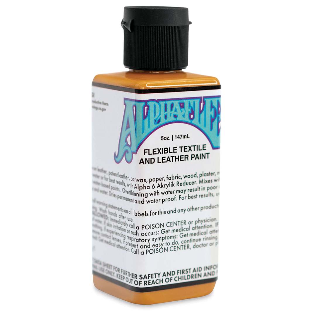 Open in modal - Alpha6 AlphaFlex Textile and Leather Paint - Caramel, 147 ml, Bottle
