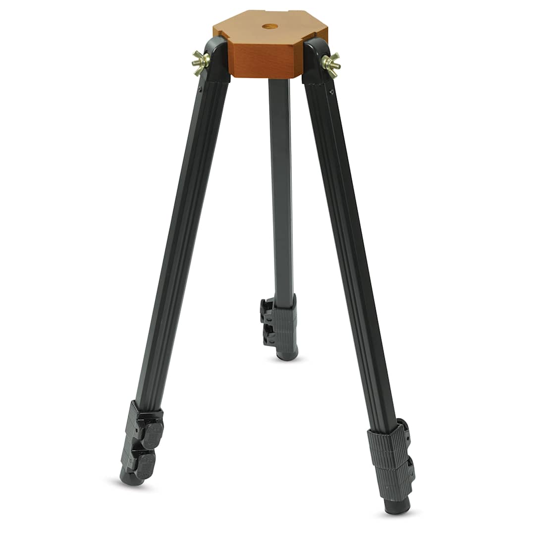 Open in modal - Jullian Aluminum Tripod, collapsed tripod legs. 