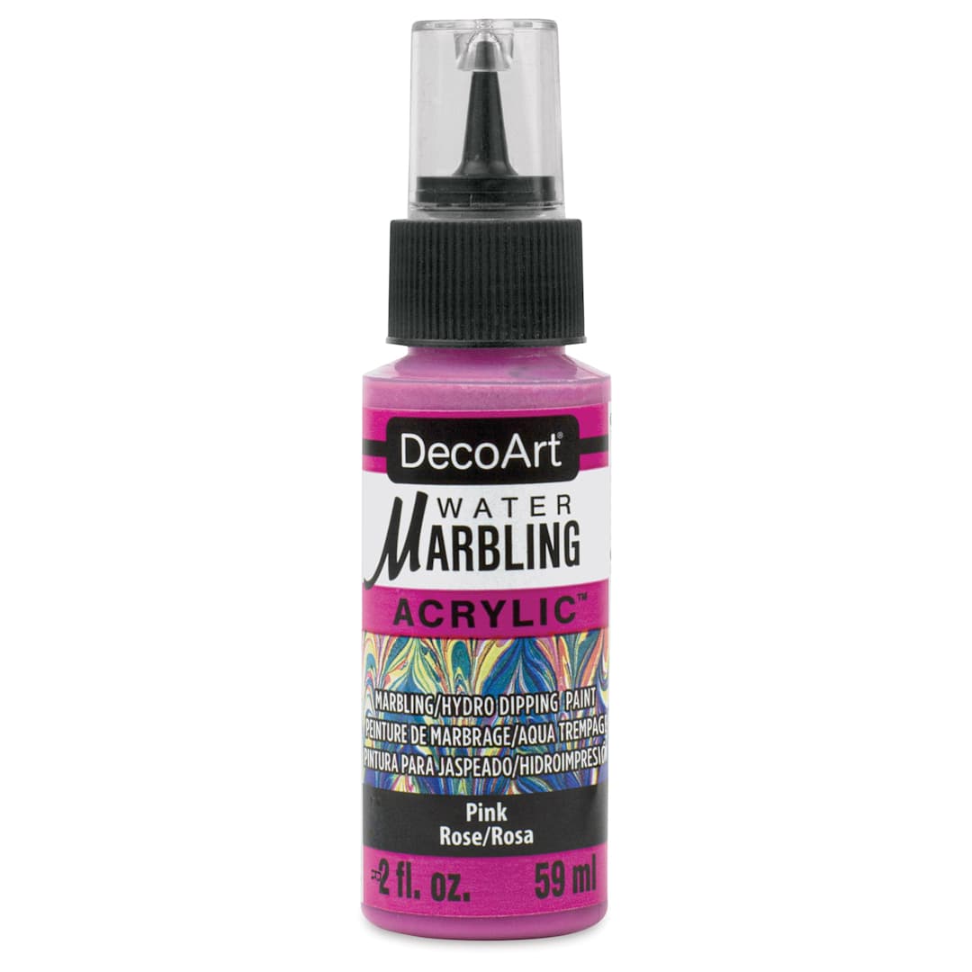 Open in modal - DecoArt Water Marbling Acrylic Paint - Pink, 2 oz
