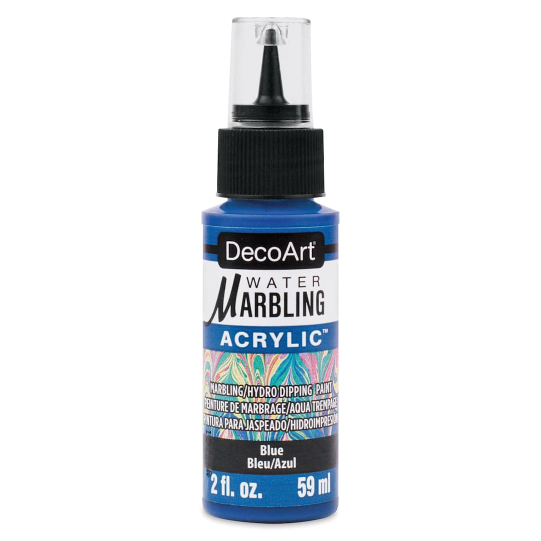 Open in modal - DecoArt Water Marbling Acrylic Paint - Blue, 2 oz