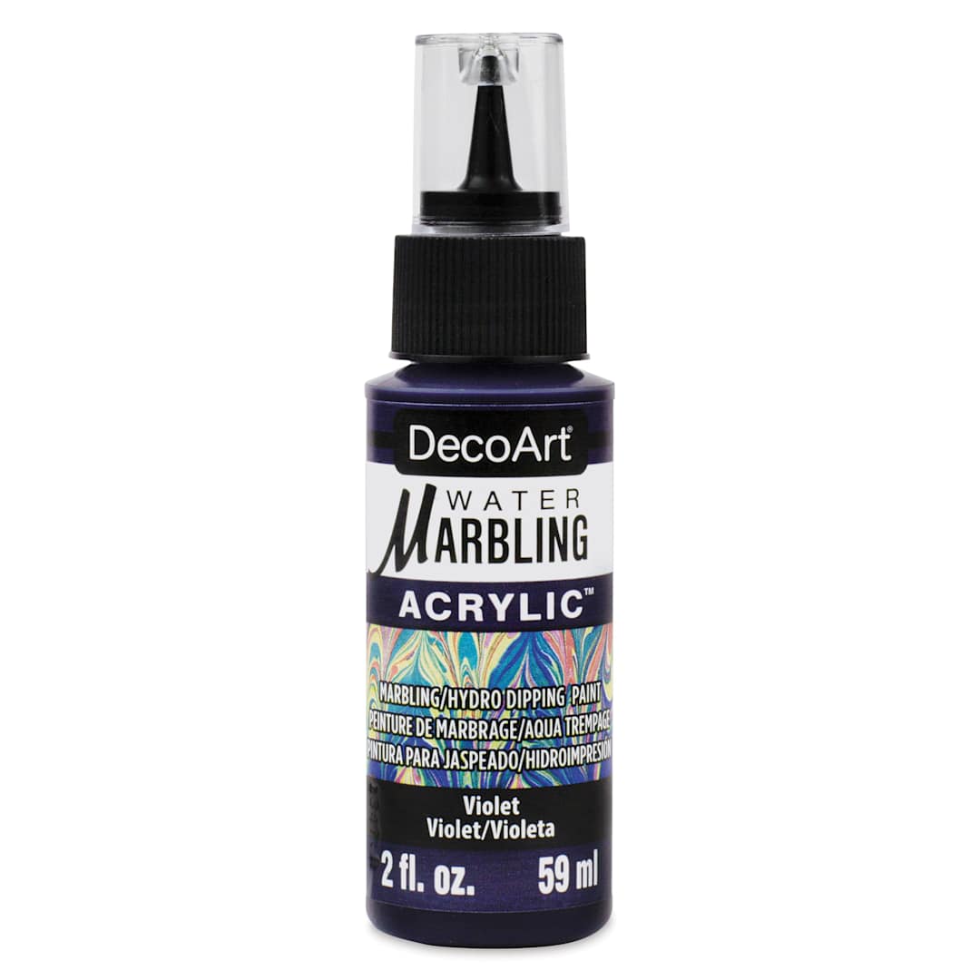 Open in modal - DecoArt Water Marbling Acrylic Paint - Violet, 2 oz