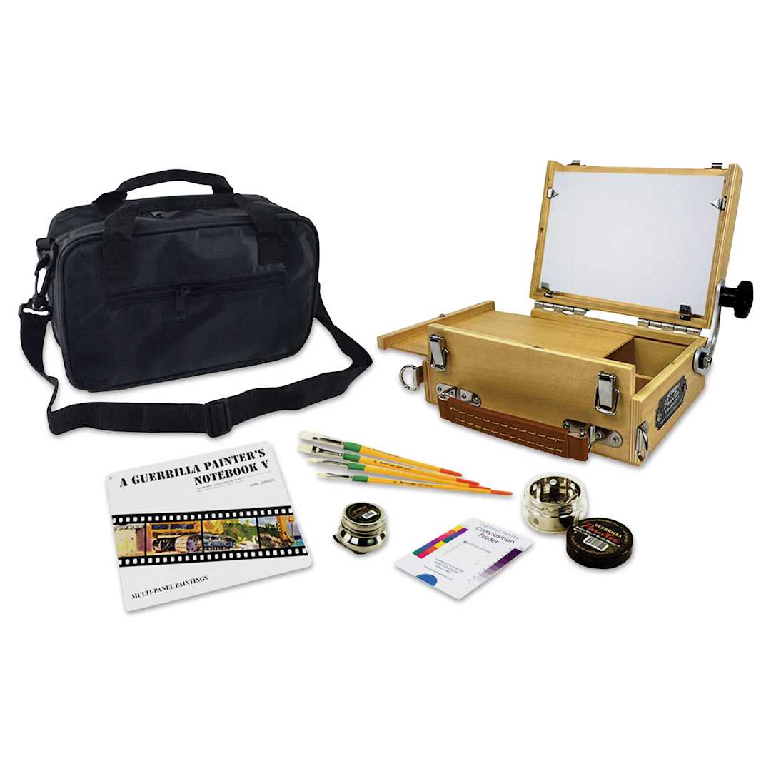 Open in modal - Guerrilla Painter Pocket Box Travel Kit with accessories