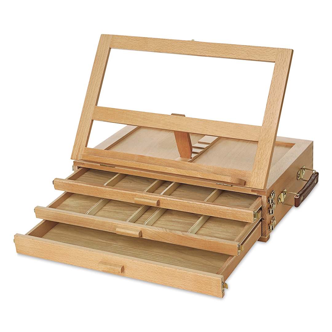 Open in modal - Meeden Adjustable Sketchbox Tabletop Easel