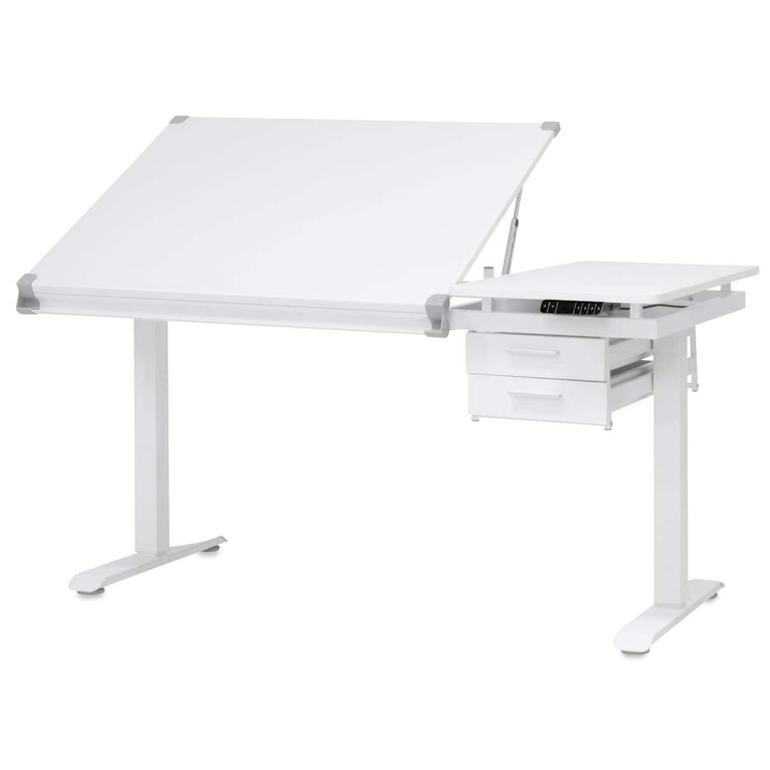 Studio Designs Graphix E-Lift Workstation with Drawers