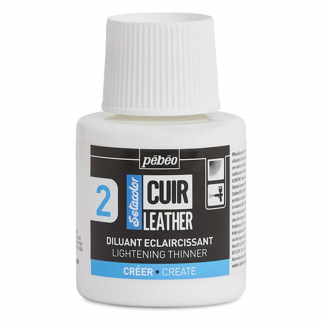 Open in modal - Pebeo Setacolor Leather Lightening Thinner Medium - 110 ml Bottle