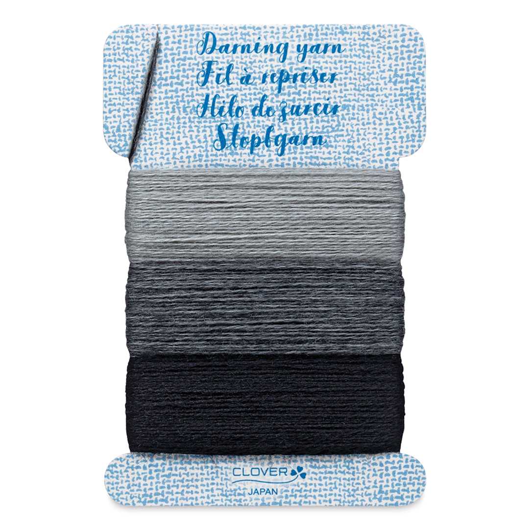 Open in modal - Clover Darning Yarn - Set of 3, Gray, 17.5 yds