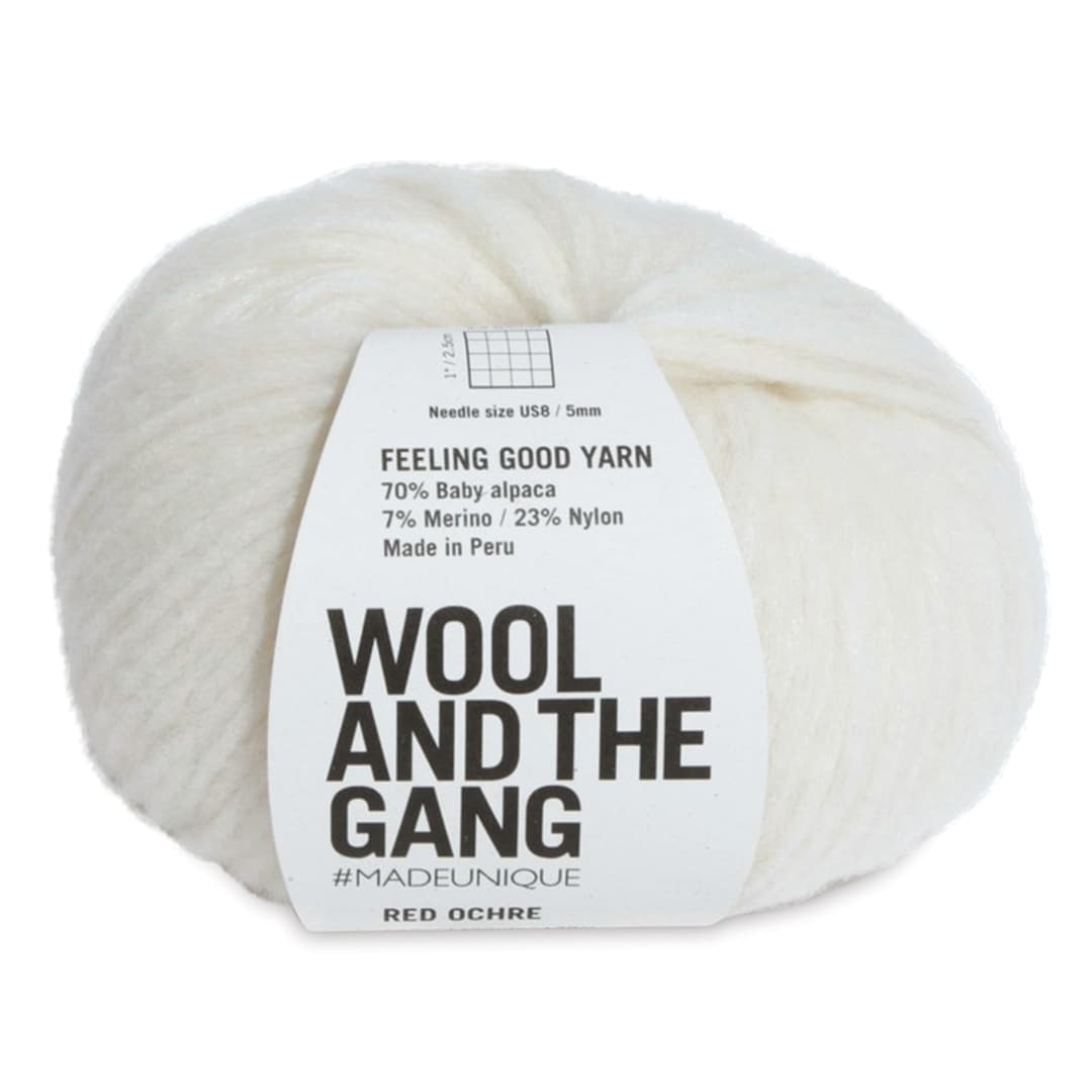 Open in modal - Wool and the Gang Feeling Good Yarn - Ivory White