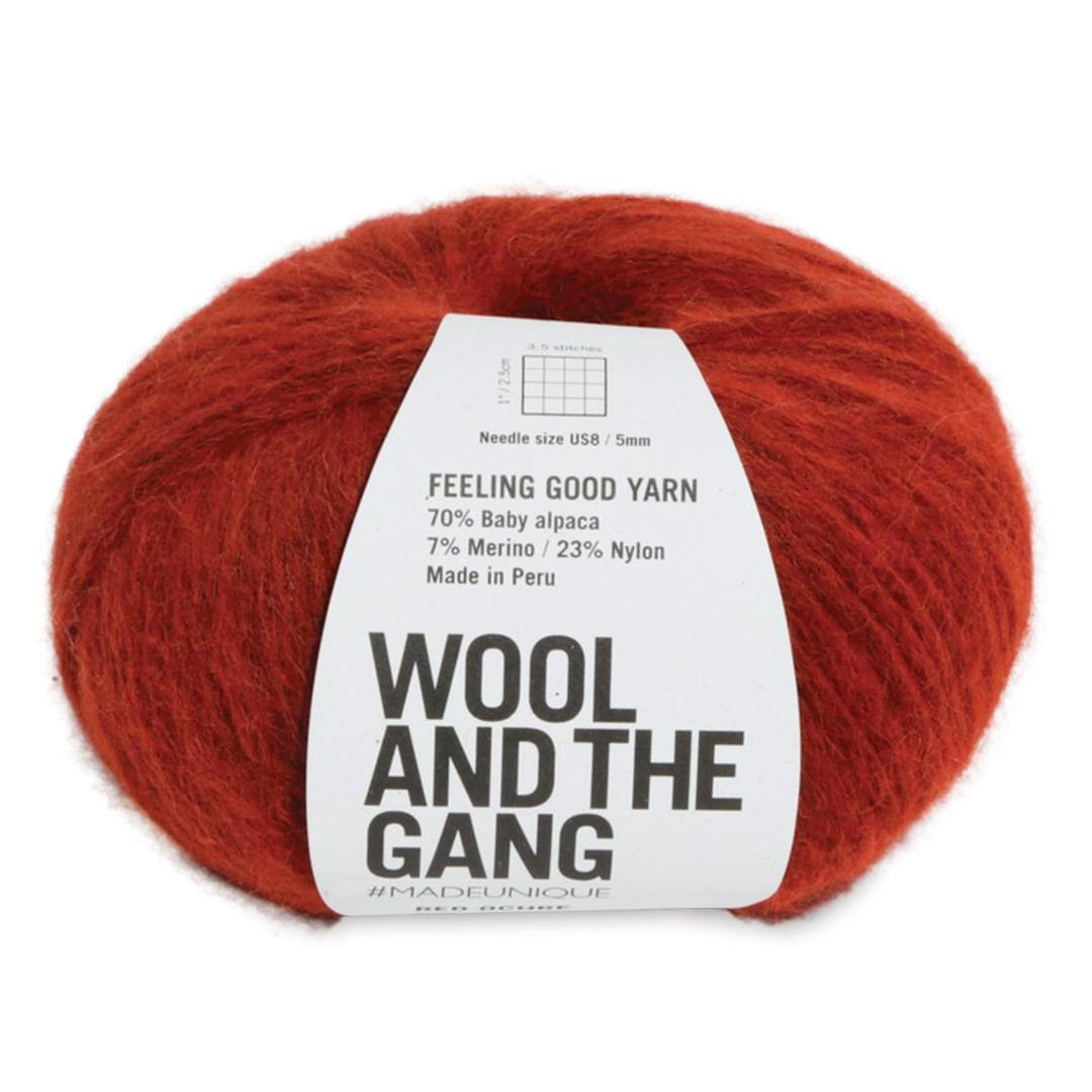 Open in modal - Wool and the Gang Feeling Good Yarn - Red Ochre