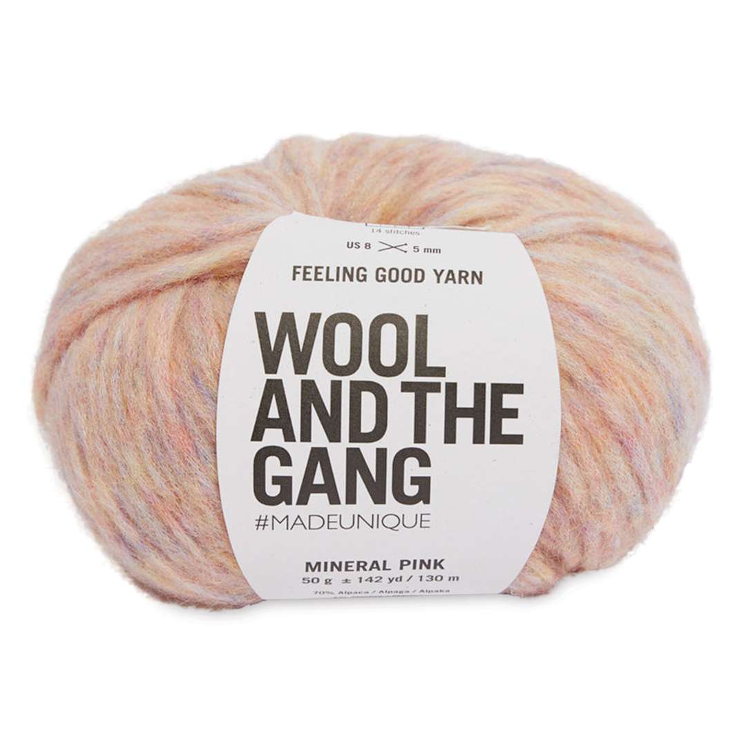 Open in modal - Wool and the Gang Feeling Good Yarn - Mineral Pink