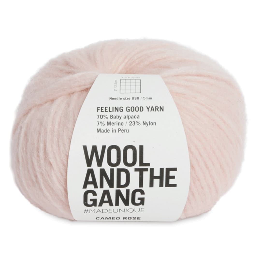 Open in modal - Wool and the Gang Feeling Good Yarn - Cameo Rose