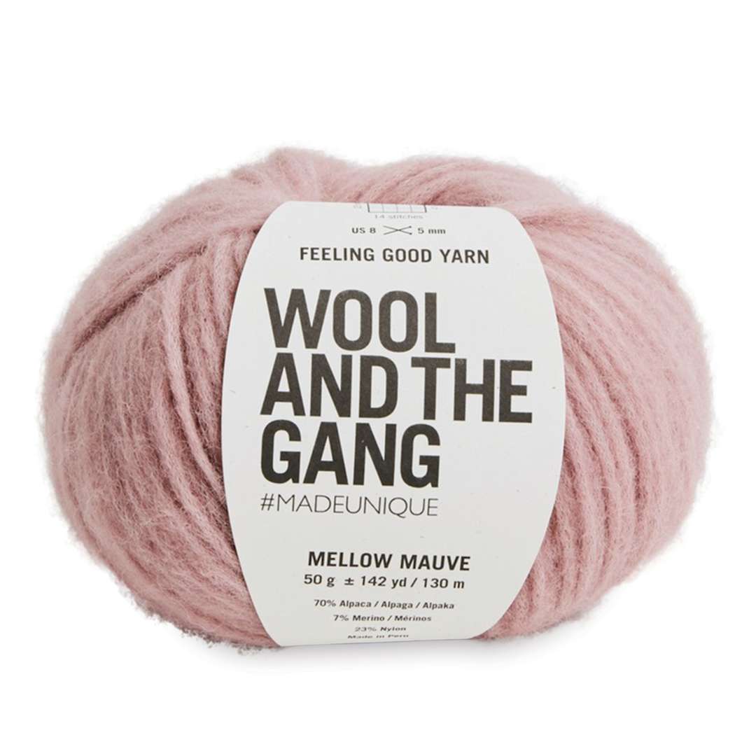 Open in modal - Wool and the Gang Feeling Good Yarn - Mellow Mauve