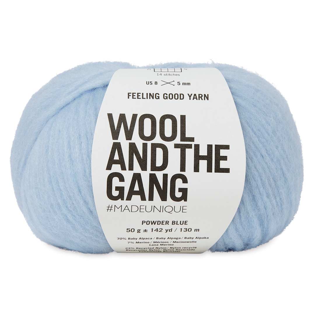 Open in modal - Wool and the Gang Feeling Good Yarn - Powder Blue
