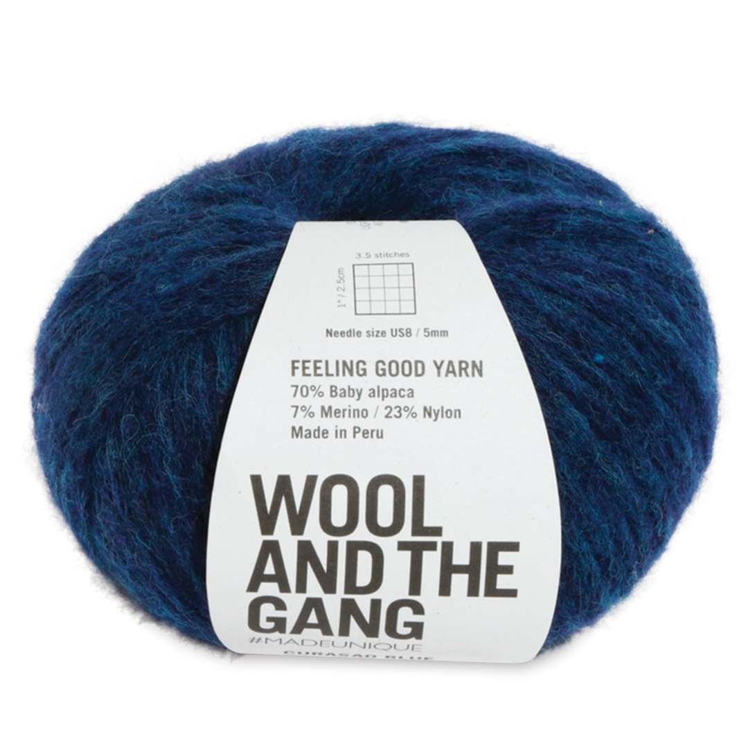 Open in modal - Wool and the Gang Feeling Good Yarn - Curasao Blue
