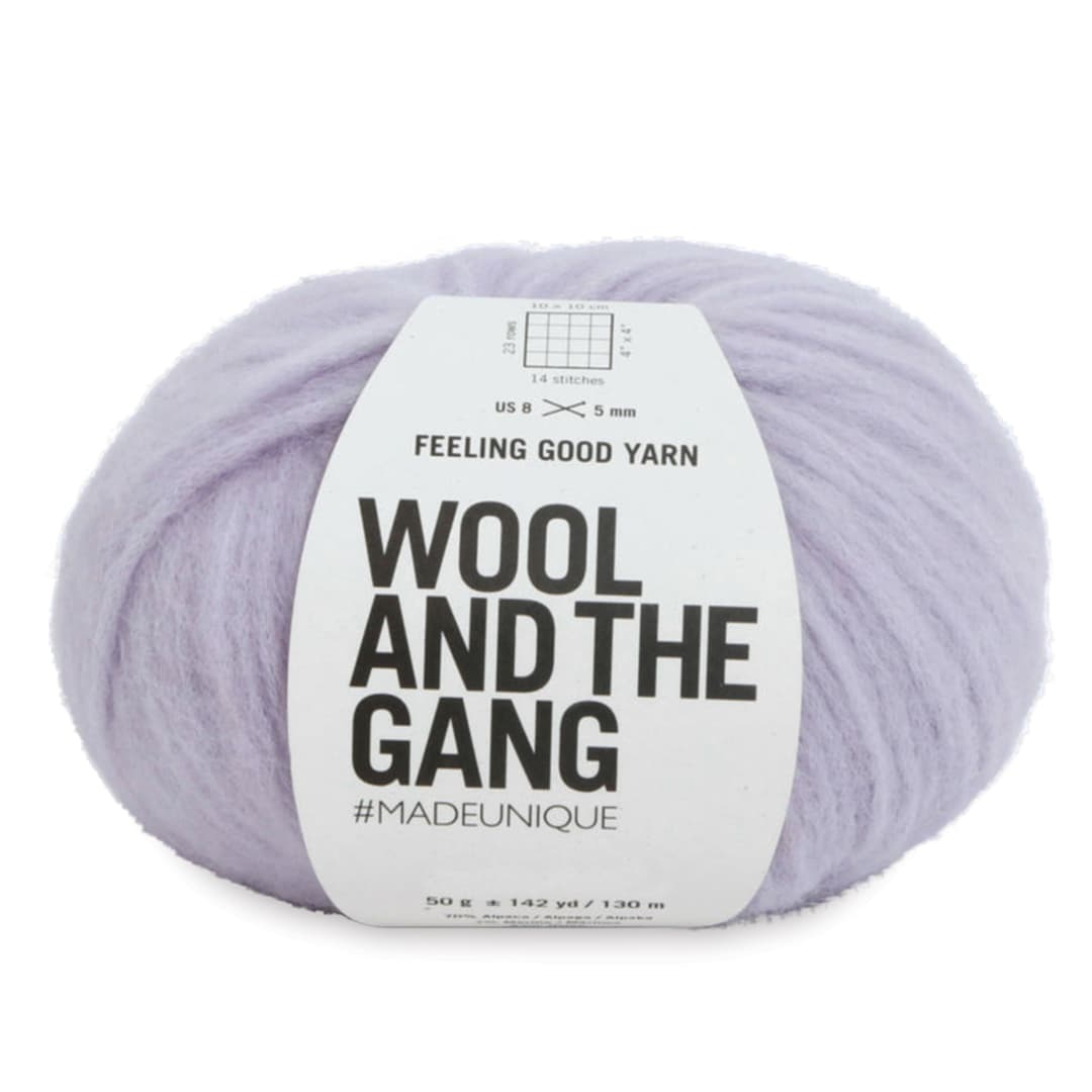 Open in modal - Wool and the Gang Feeling Good Yarn - Lilac Powder