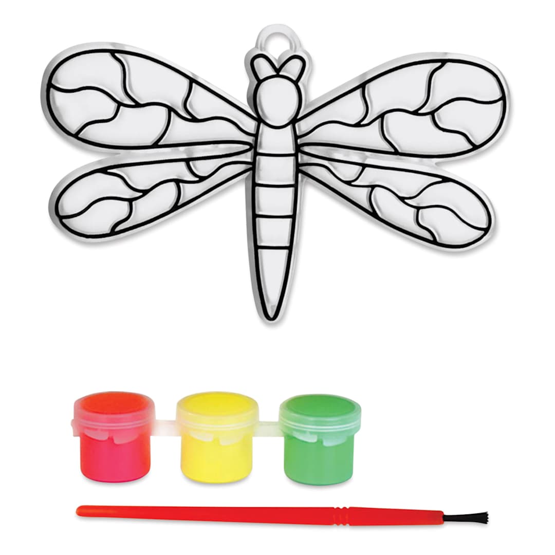 Open in modal - Krafty Kids DIY 3D Suncatcher Kit - Dragonfly