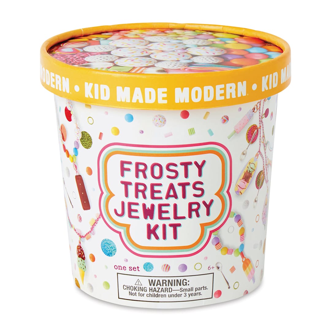 Open in modal - Kid Made Modern Frosty Treats Jewelry Kit (Shown in packaging.)