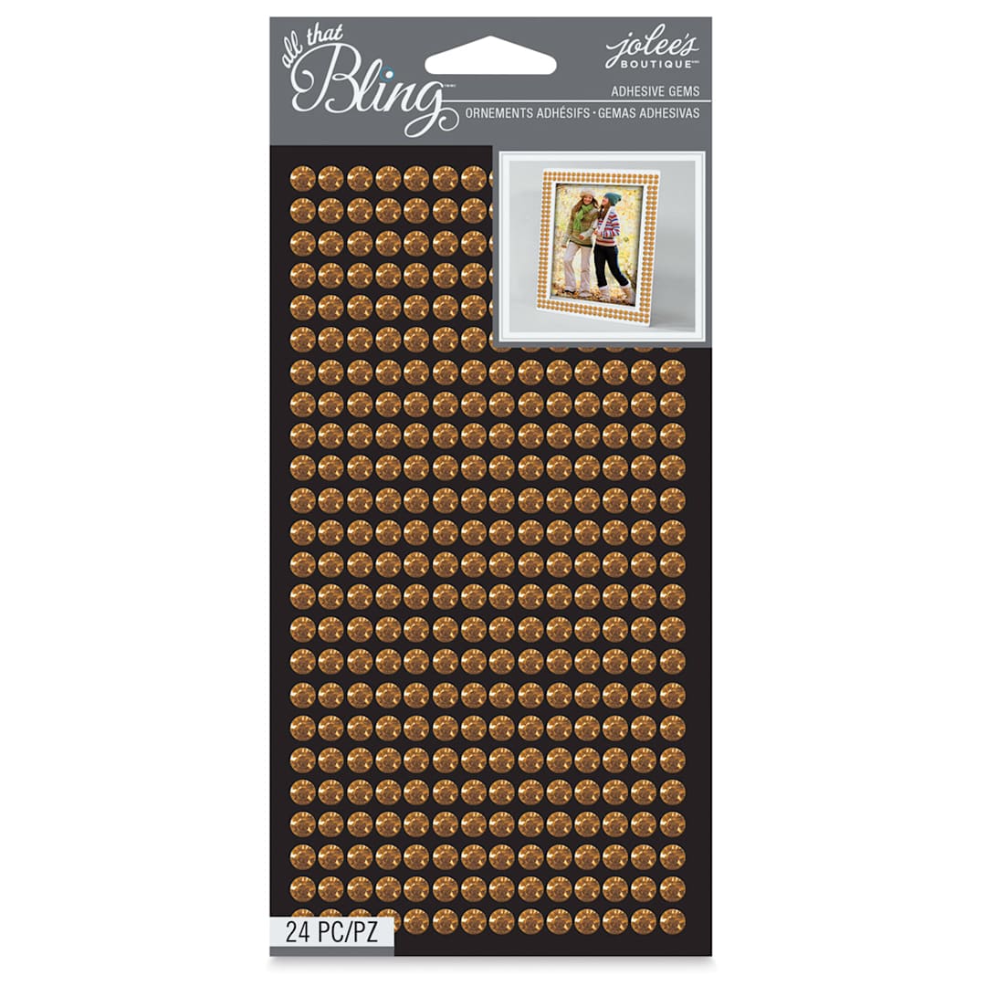 Open in modal - Jolee's Boutique All That Bling Gem Sheets - Gold