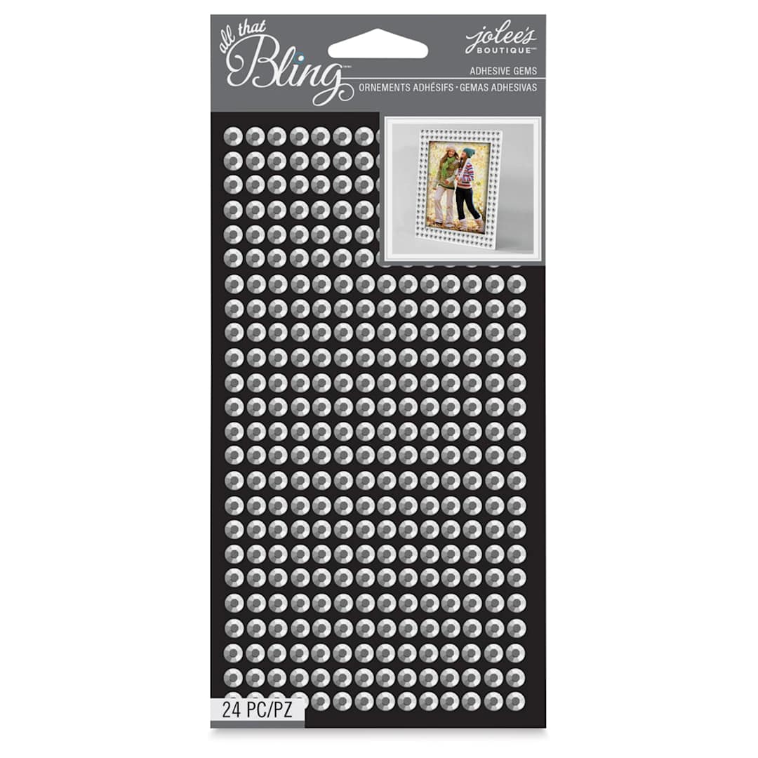 Open in modal - Jolee's Boutique All That Bling Gem Sheets - Silver