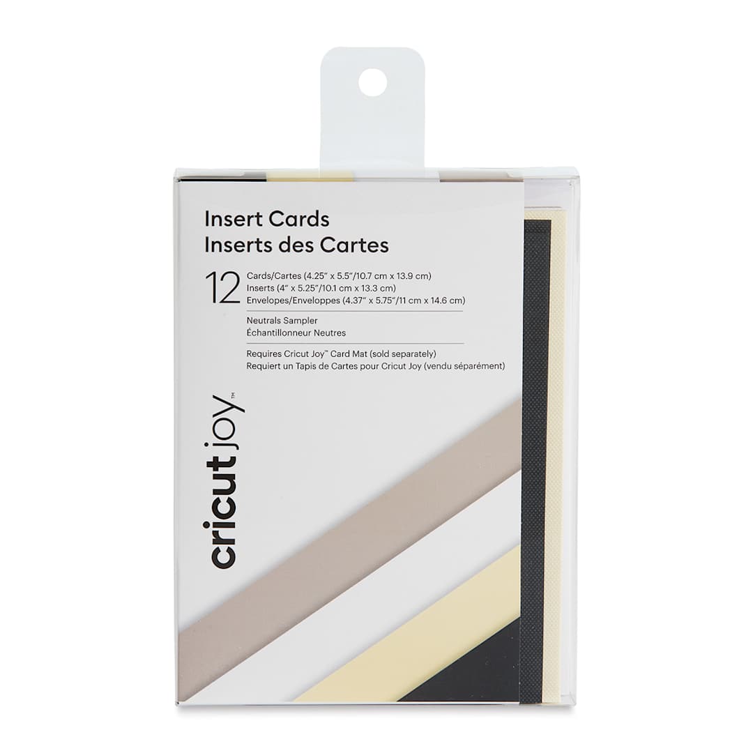 Open in modal - Cricut Joy Cards, Inserts, and Envelopes - Neutrals, Package of 12 (In packaging)